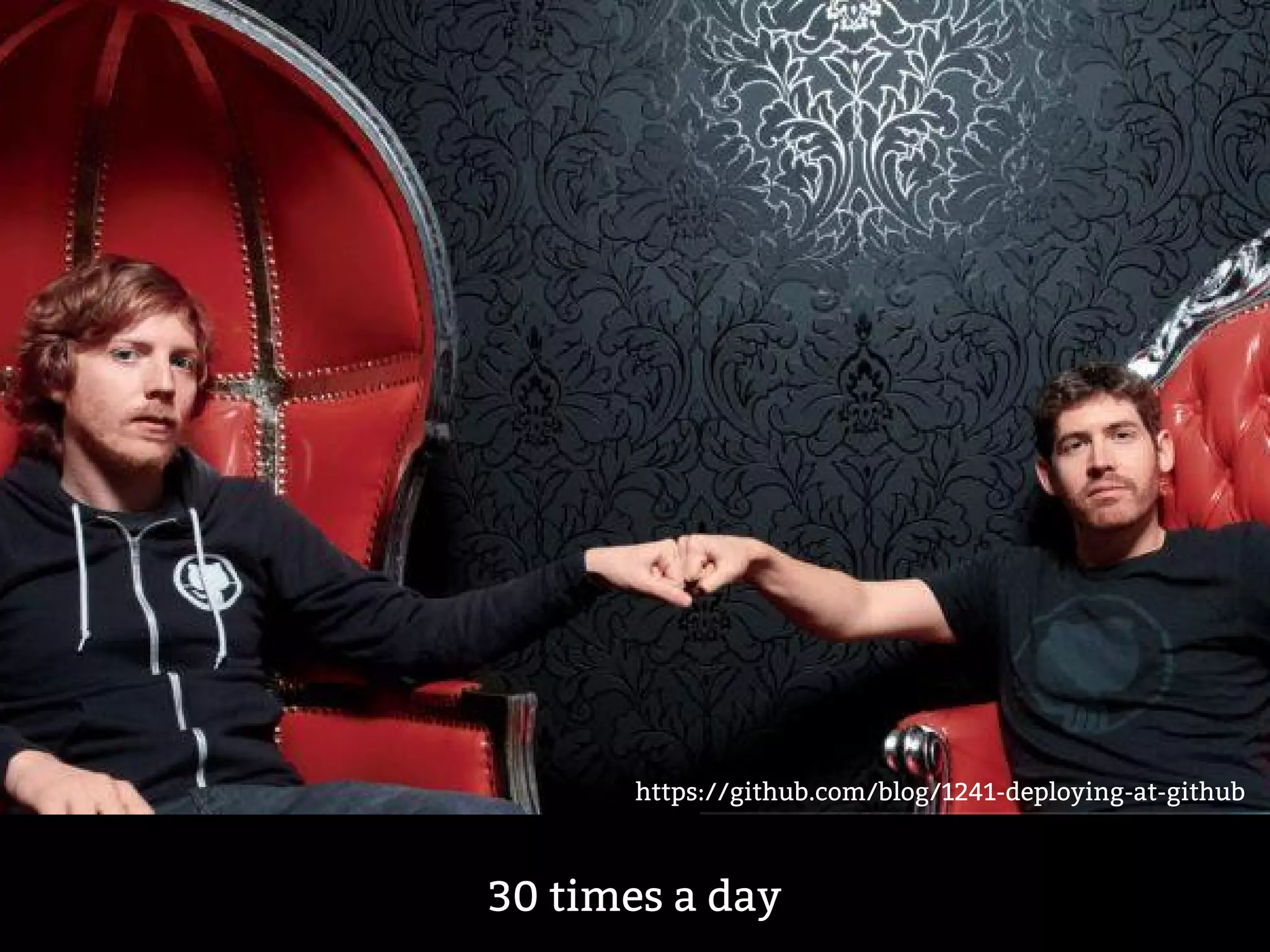 30 times a day
https://github.com/blog/1241-deploying-at-github
 