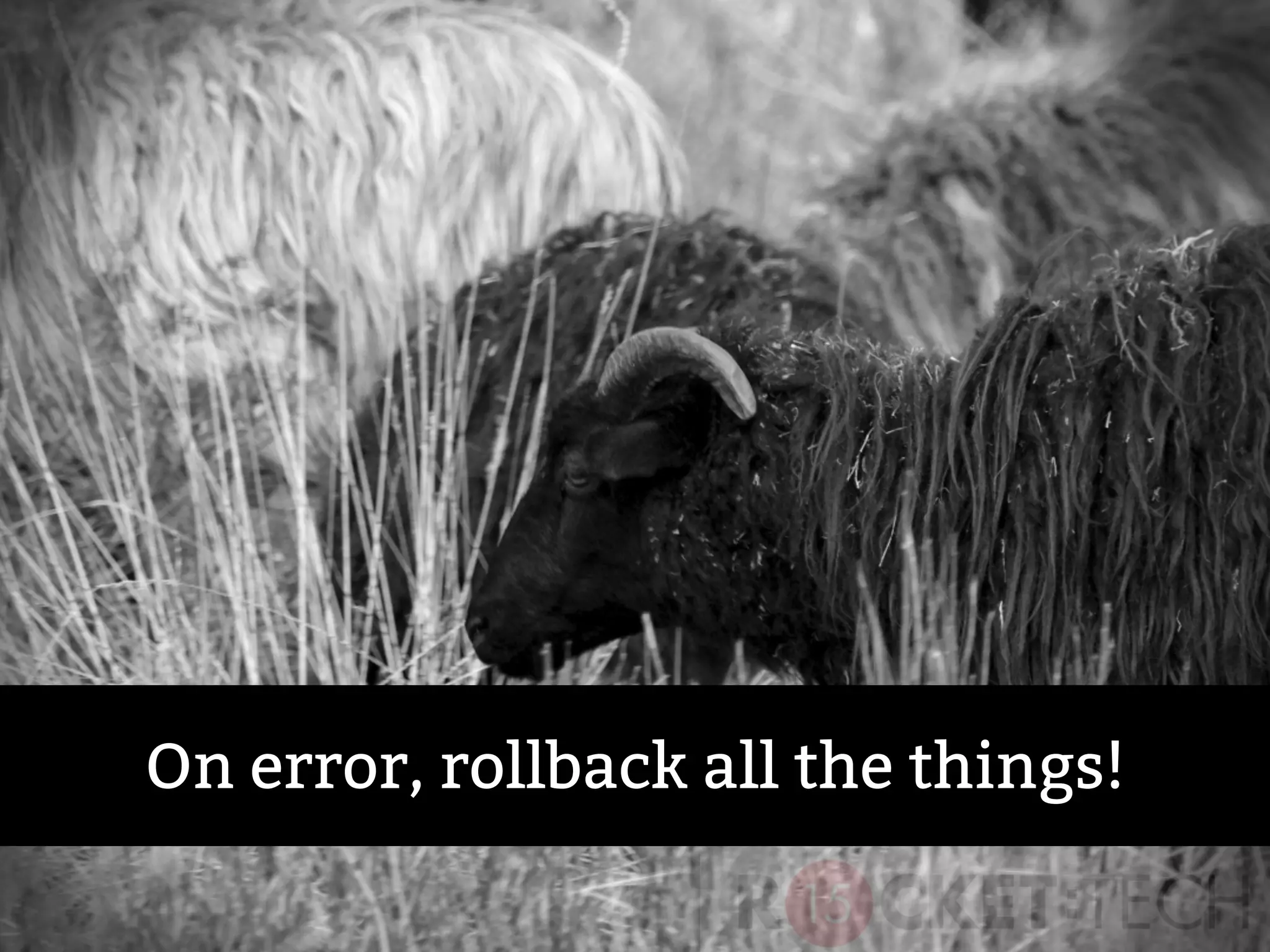 On error, rollback all the things!
 