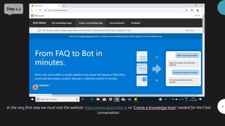 Deploying a ChatBot Service using Microsoft Azure | PDF