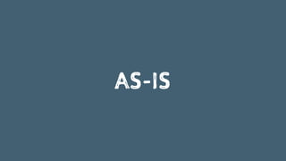 AS-IS 
 