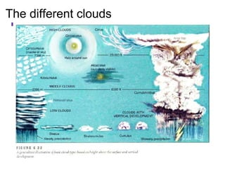 The different clouds 