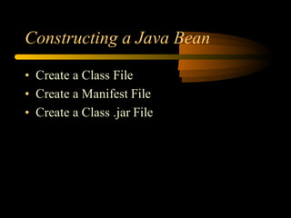 Deploying java beans in jsp | PPT