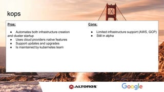 Gcp Native Support Deploying Kubernetes on GCP with Kubespray | PPTX