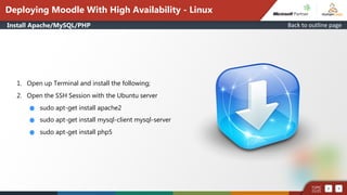 Deploying Moodle With High Availability and auto-scale on Microsoft ...