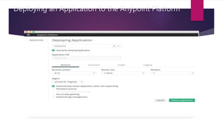 Deploying an Application to the Anypoint Platform
 
