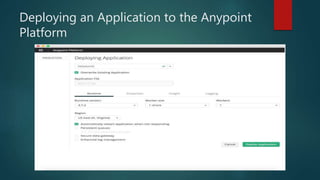 Deploying an Application to the Anypoint
Platform
 