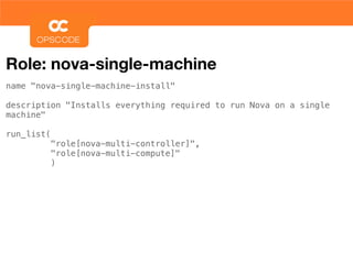 Deploying OpenStack with Chef | PDF