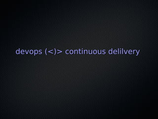 devops (<)> continuous delilvery
 