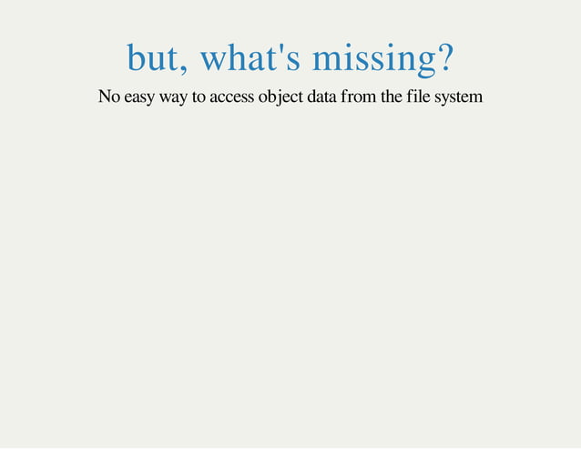 Deploying swift on a scale out file system | PPT | Free Download