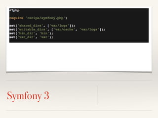 Symfony 3
 