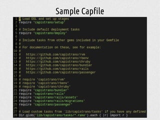 Sample Capfile
 
