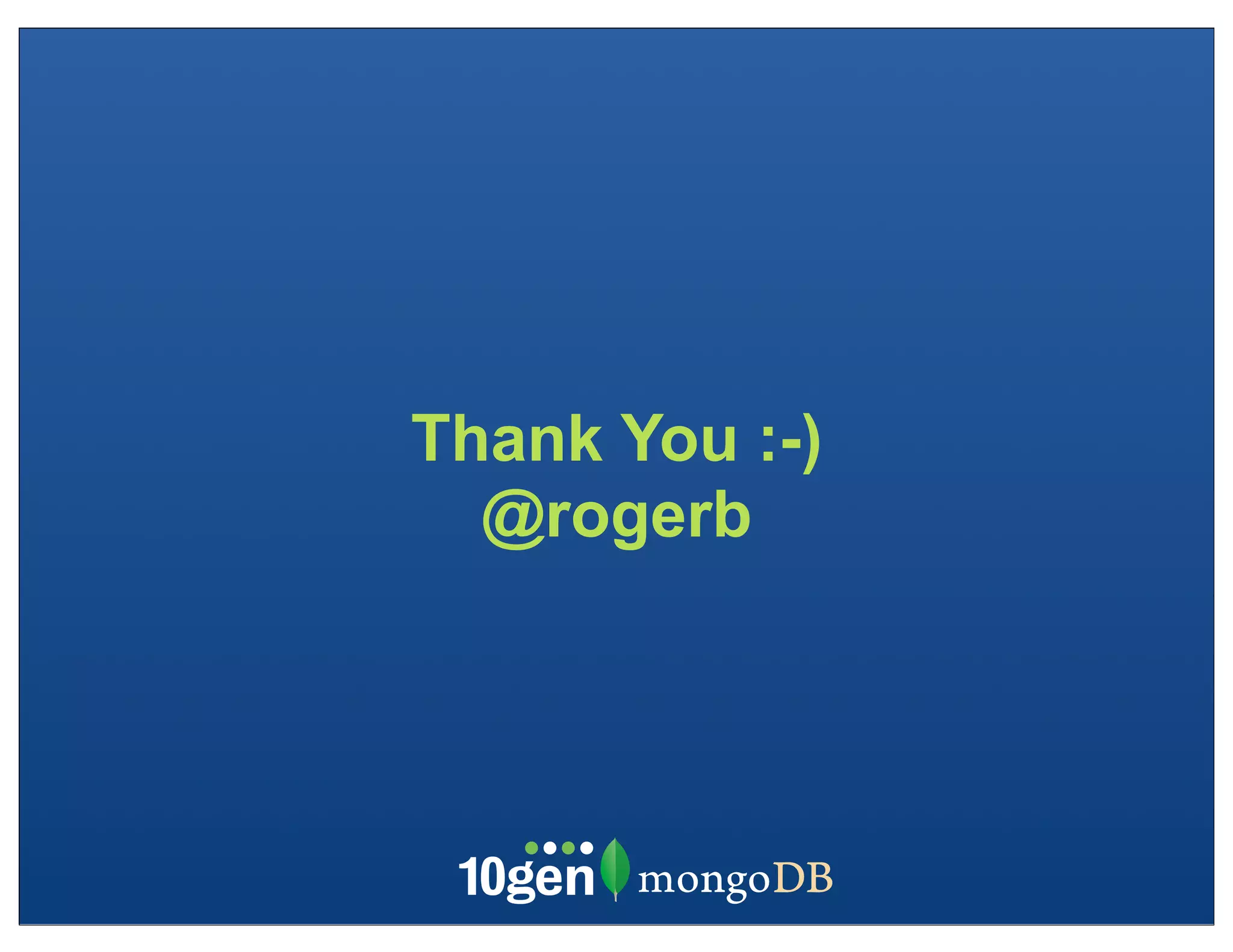 Thank You :-)
  @rogerb
 