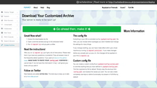 @rachelandrew | Read more at http://rachelandrew.co.uk/presentations/deploy
 