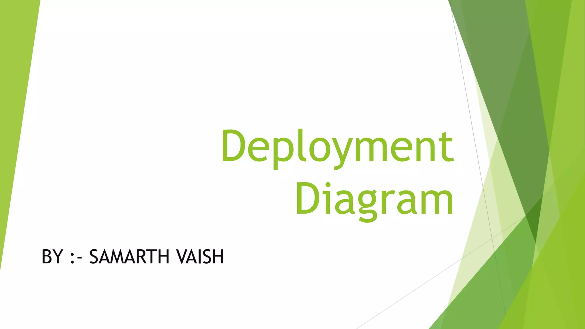 Deployment
Diagram
BY :- SAMARTH VAISH