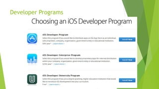Ios Key Distribution Deployment and distribution- iOS | PPTX