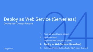 Deployment Design Patterns - Deploying Machine Learning and Deep ...