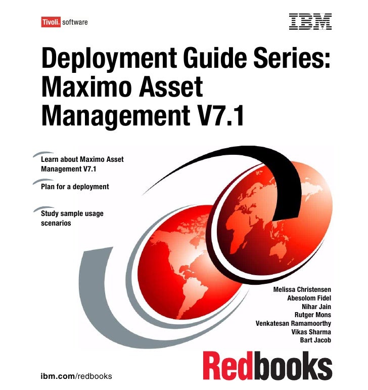 Deployment guide series maximo asset mng 7 1
