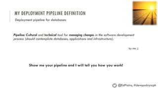 Deployment pipeline for databases | PDF