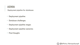 Deployment pipeline for databases | PDF