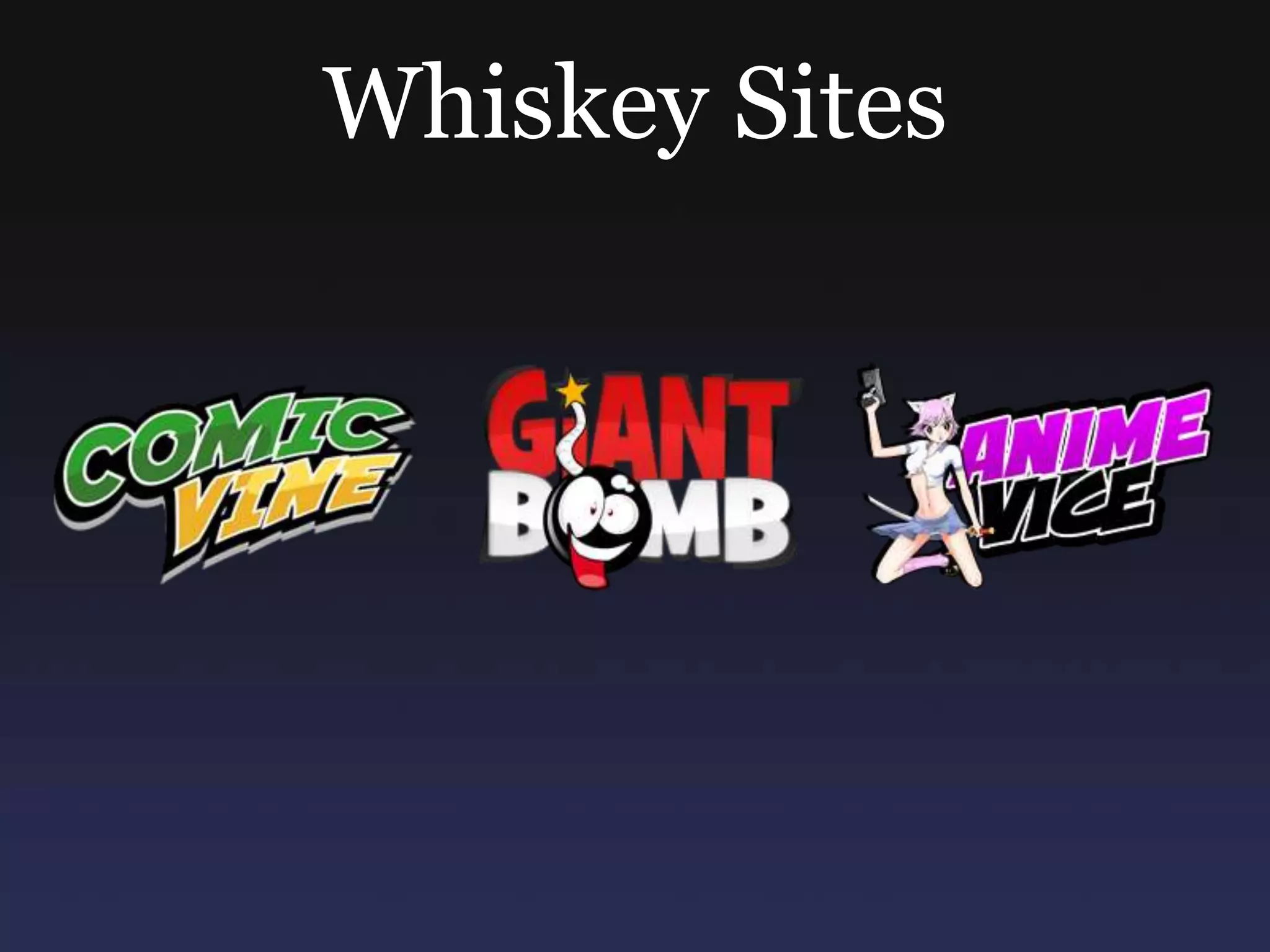 Whiskey Sites