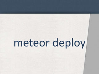 meteor deploy 
 