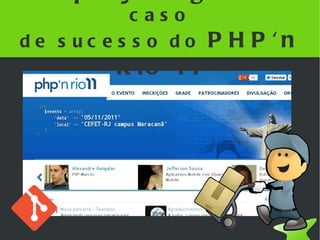 Deploy Mágico: o caso
    de sucesso do PHP'n Rio 11




                 
 