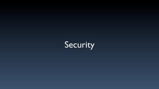 Security
 