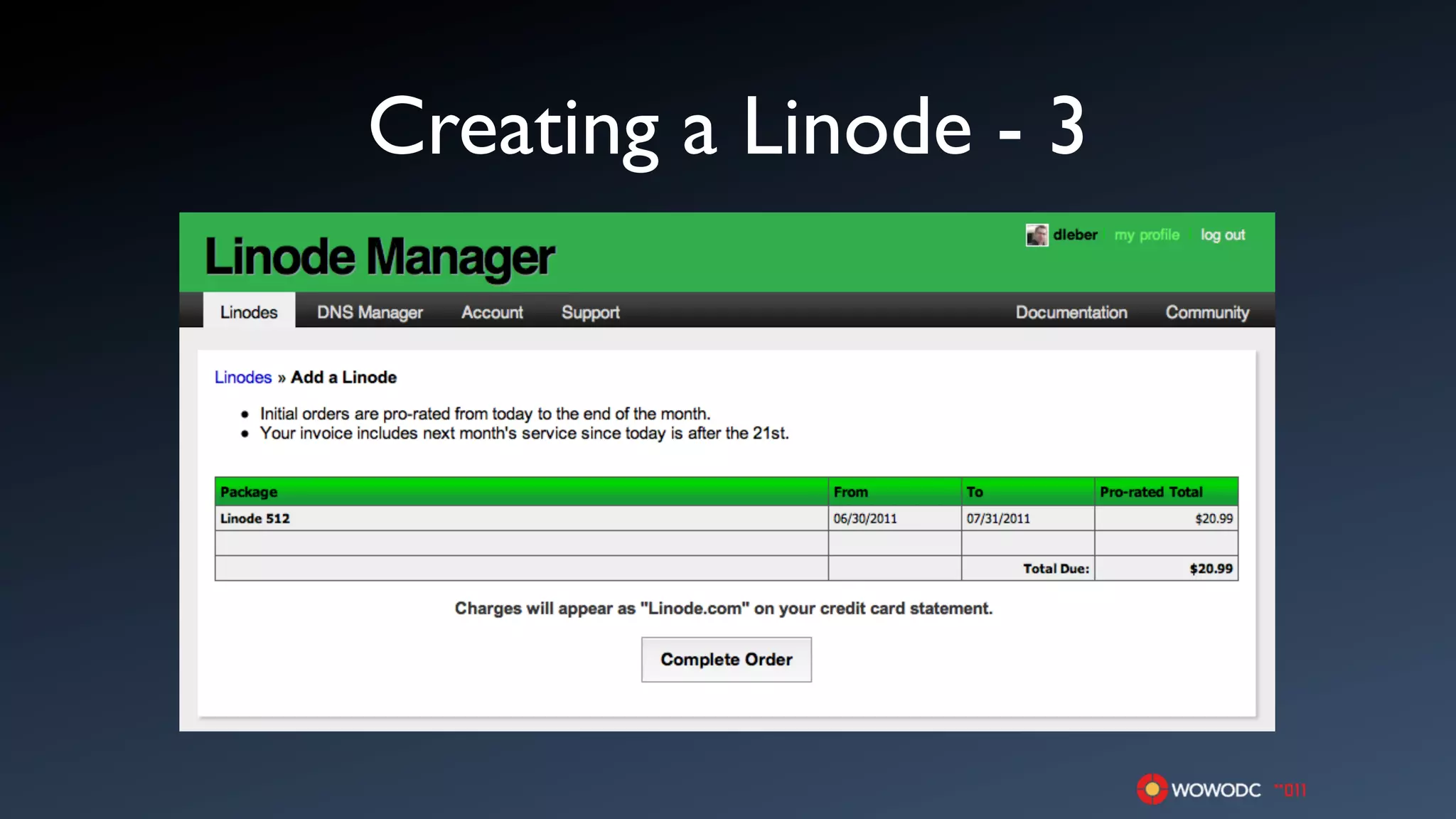 Creating a Linode - 3
 