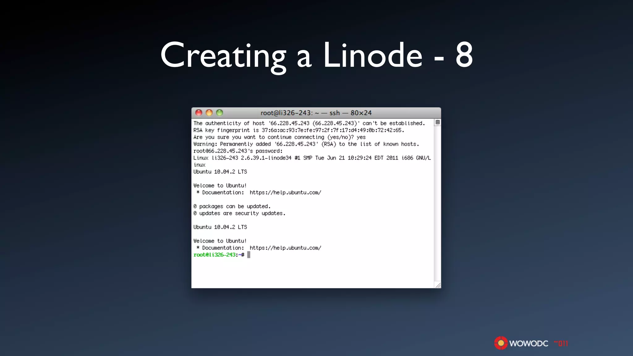 Creating a Linode - 8
 