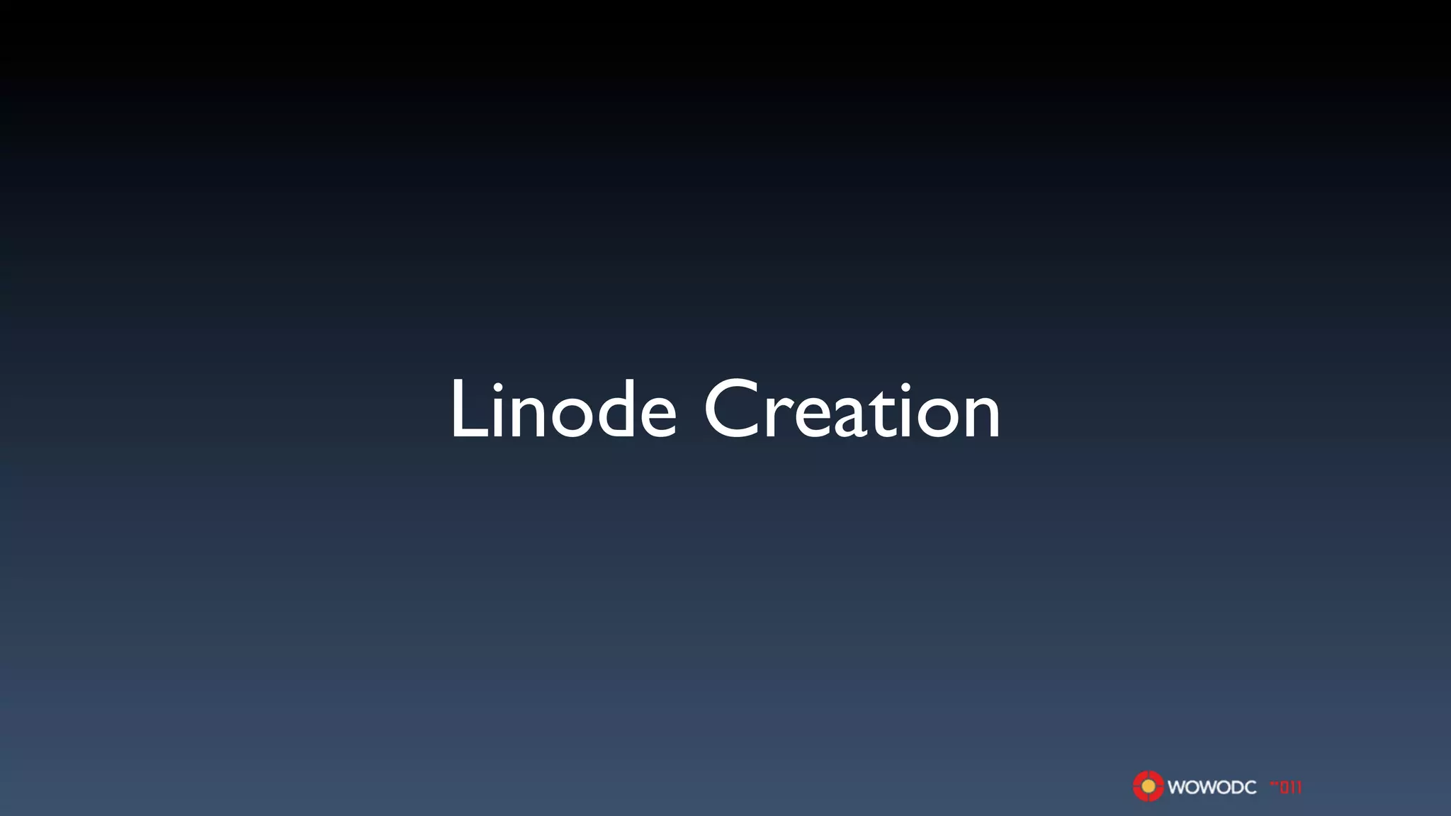 Linode Creation
 