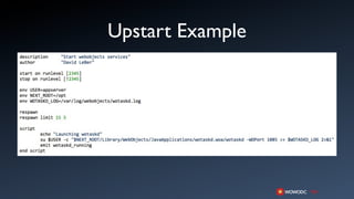 Upstart Example
 