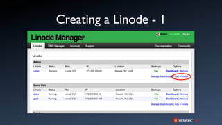 Creating a Linode - 1
 
