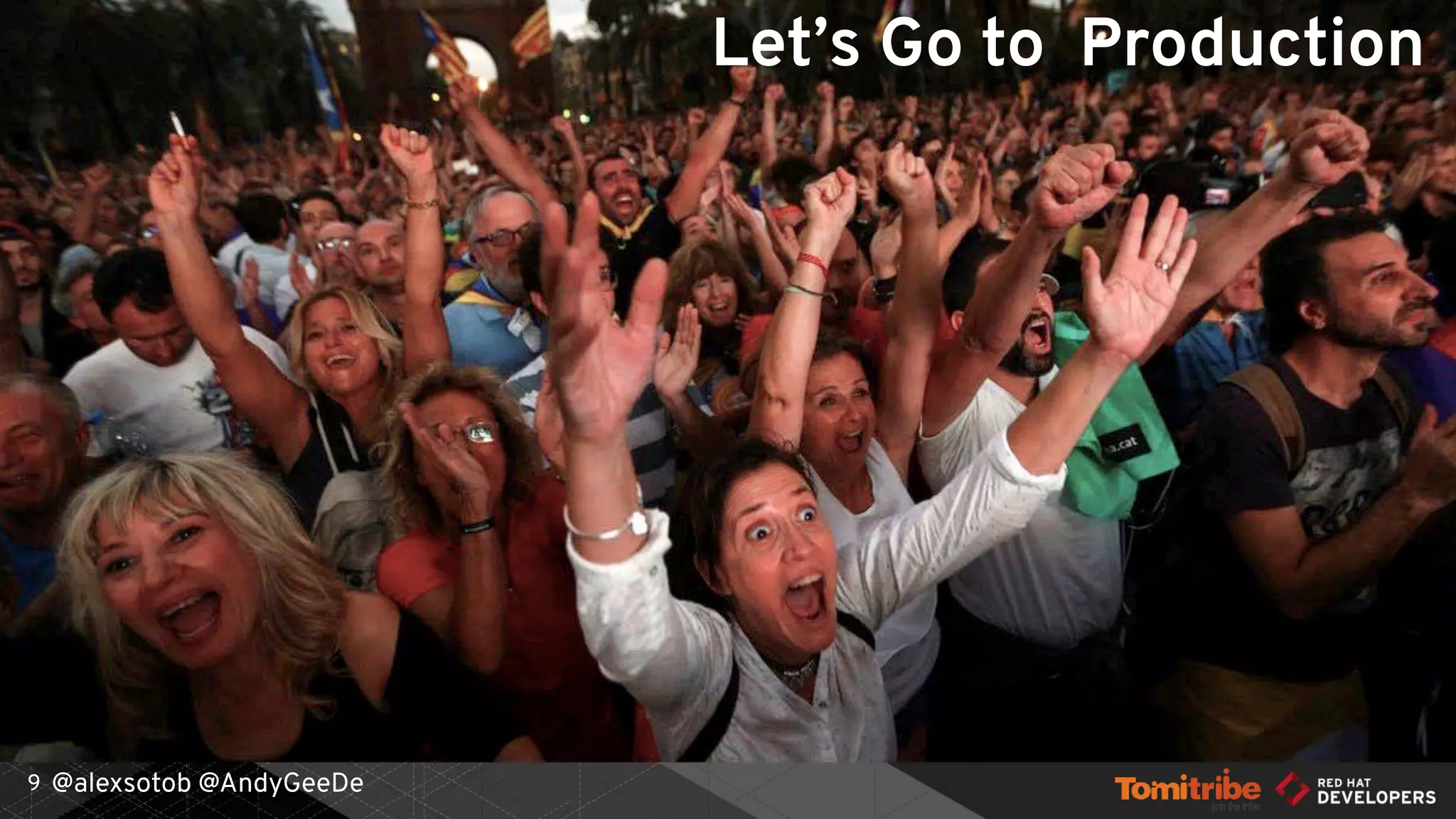 @alexsotob @AndyGeeDe9
Let’s Go to Production
 