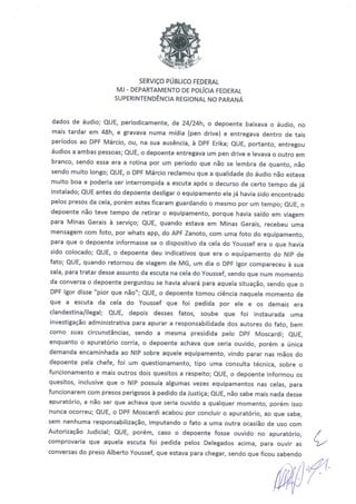 Depoimento Dalmey Werlang sobre grampo na cela do Youssef