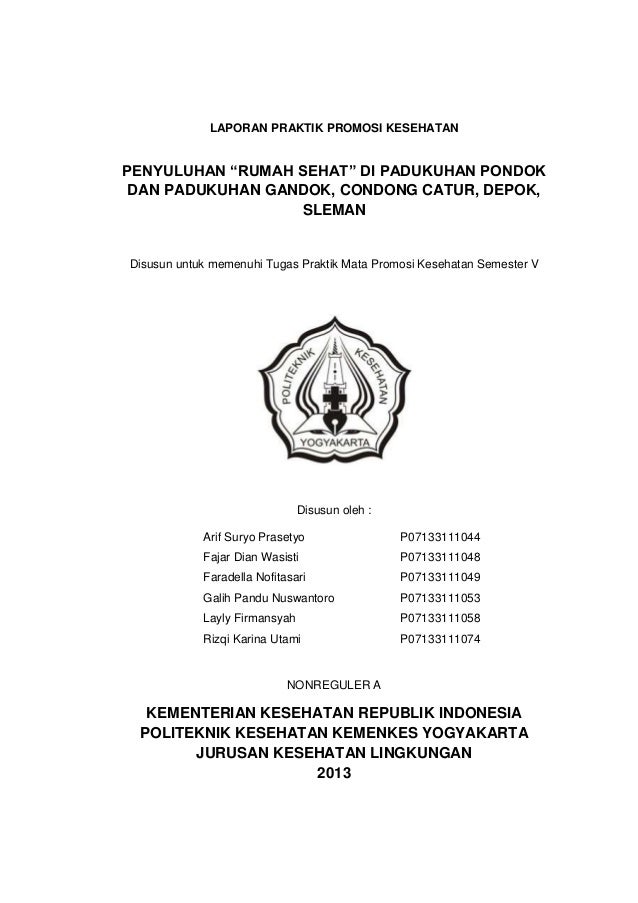 Pkl Poltekkes Yk Jkl Promkes At Pusk Depok 2 P