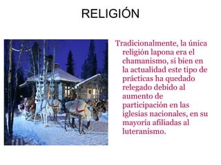 RELIGIÓN La Semana Santa es quizás la celebración religiosa más importante para los católicos de todo el mundo; en la que se conmemora la muerte y resurrección de Cristo, lo que significa una época de recogimiento y de reflexión. Son muchos los destinos apropiados para visitar en tan importante época, y uno de los más destacados lo encontramos al norte de Europa, en la maravillosa Laponia Noruega. Esta región sorprende al viajero por sus maravillas naturales extremas, en el que se puede disfrutar de la aurora boreal, de hoteles levantados en hielo y nieve, y de actividades como Safaris con motos de nieve y excursiones con trineos de perros. Esta región es el hogar de los Sami (los aborígenes de Noruega), y este año, entre el 18 y el 25 de abril, las principales capitales sami (Karasjok y Kautokeino), se convierten en escenario de las más bellas y especiales celebraciones religiosas y culturales. Durante los días de celebración, los habitantes sami de ambas ciudades, organizan una gran variedad de actividades culturales, donde se destacan el Sami Grand Prix, los conciertos de yoik, teatro sami, competiciones de pesca de hielo, misas y carreras de renos, entre otros. Las carreras de renos se han desarrollado desde tiempos remotos, y se ha convertido en una gran tradición de Semana Santa entre el pueblo sami, que ni la llegada de la motonieve la logrado desaparecer . 