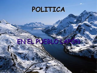 RELIGIÓN Tradicionalmente, la única religión lapona era el chamanismo, si bien en la actualidad este tipo de prácticas ha quedado relegado debido al aumento de participación en las iglesias nacionales, en su mayoría afiliadas al luteranismo.  