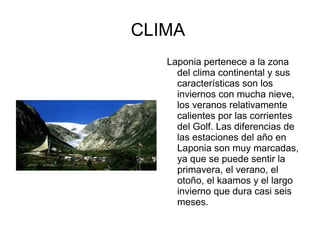 LAPONIA CLIMA 