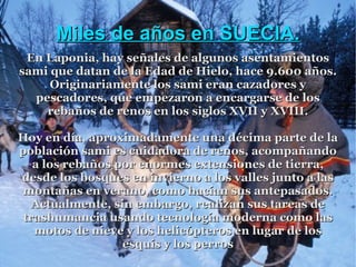 LOS SAMI:  ANTIGÜEDAD 