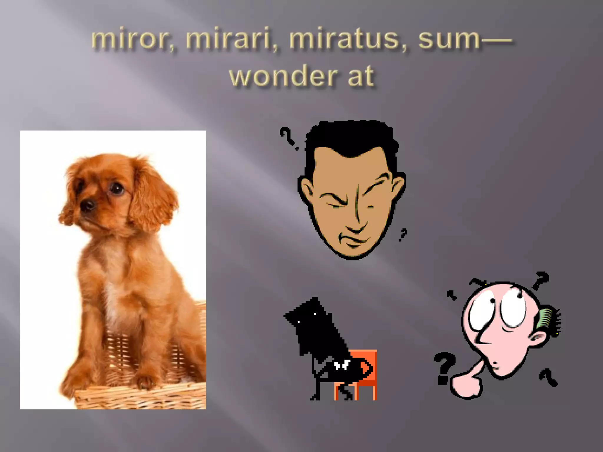 Deponent verbs denyce alvarez PPT