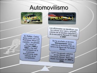 AutomovilismoAutomovilismo
 