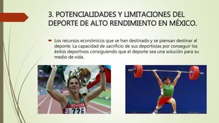 Deporte de alto rendimiento en exico | PPTX