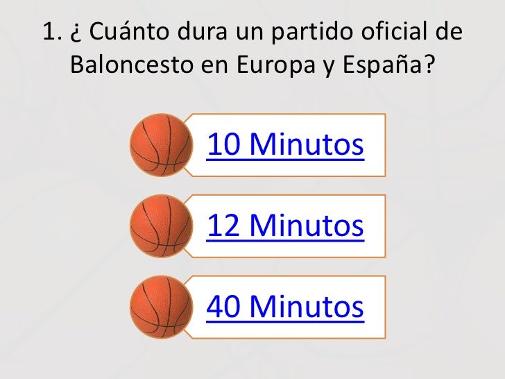 ¿Cuánto dura un partido de baloncesto en Brasil?