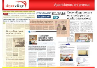 Apariciones en prensa
 