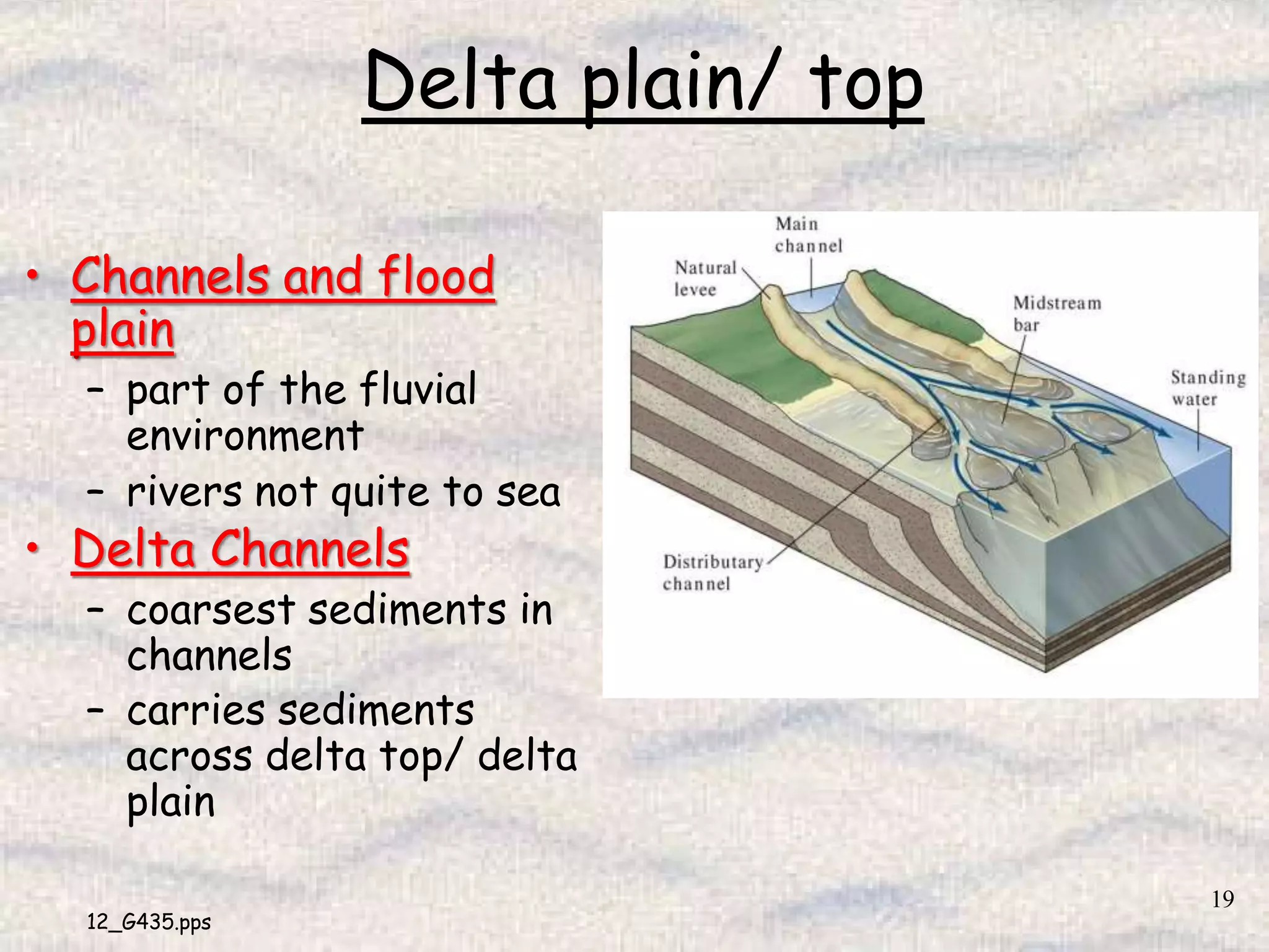 depositional environments and sedimentary facies pptx Geography Science