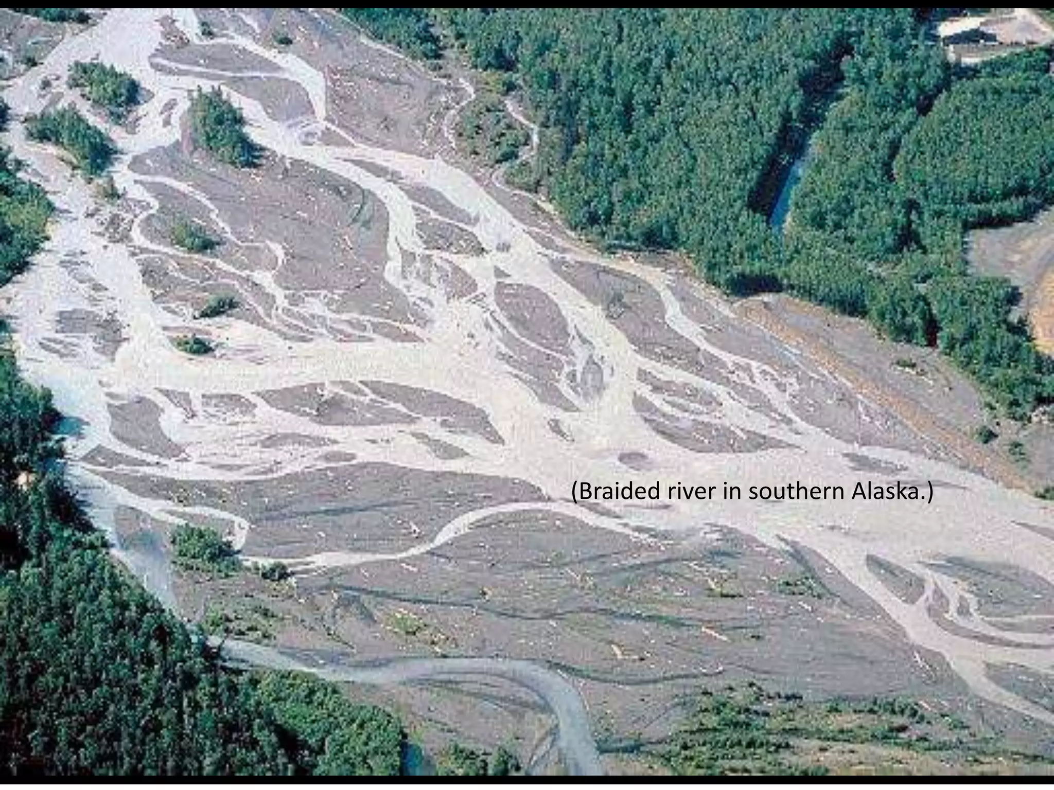 (Braided river in southern Alaska.)
 