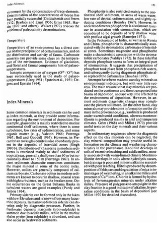 Depositional sedimentary environments