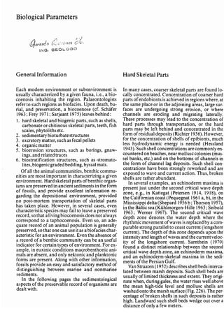 Depositional sedimentary environments