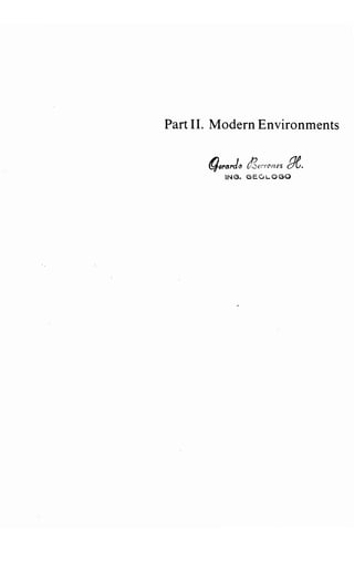 Depositional sedimentary environments