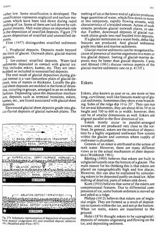 Depositional sedimentary environments